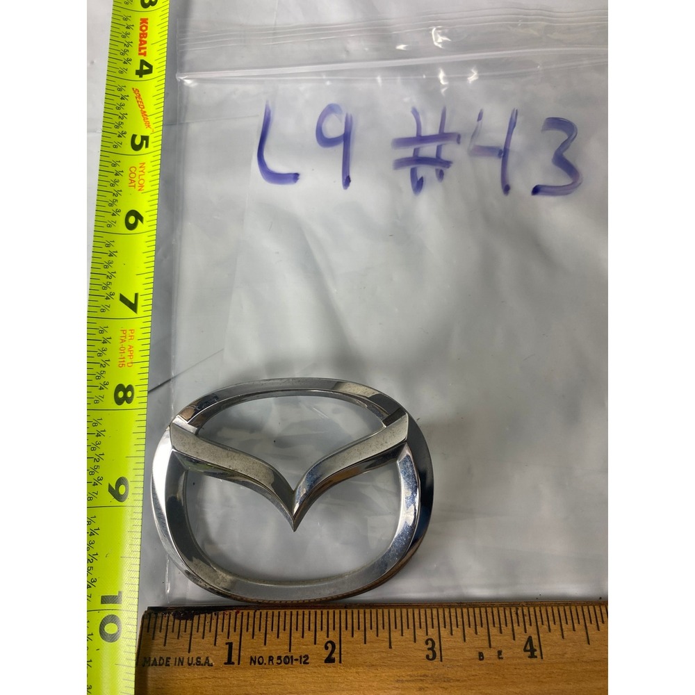 Mazda Chrome Silver Logo‎ Emblem Badge Replacement